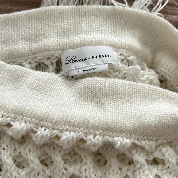 Lovers + Friends White Crochet Midi Skirt - Picture 2 of 3